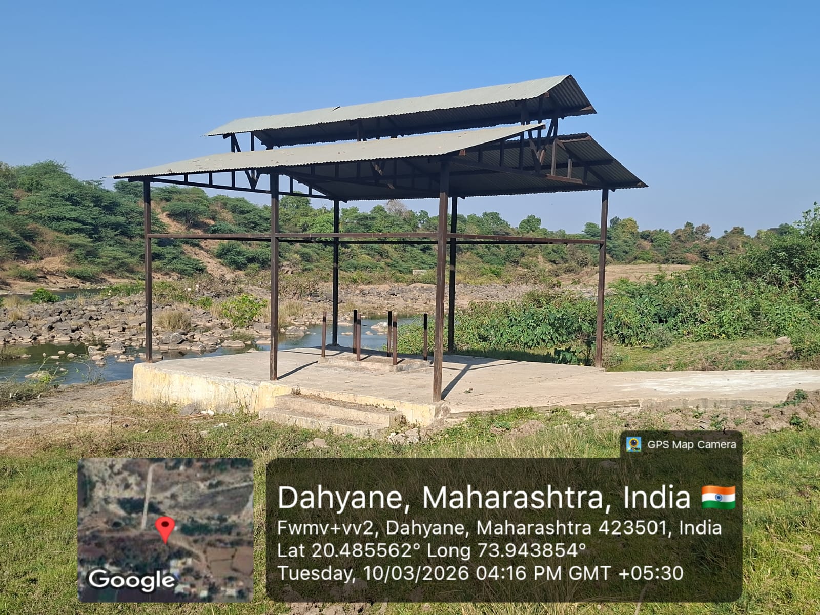 Kalmthe PA अंतर्गत Dhyane PA येथे स्मशान भूमी